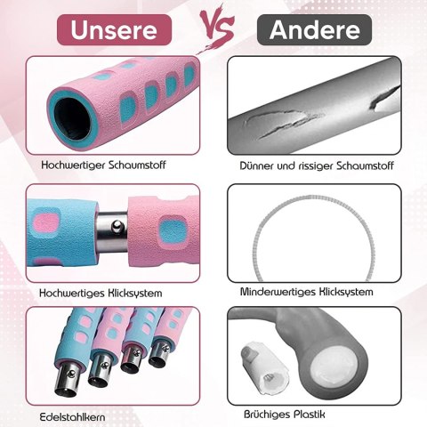 Hula hop z wypustkami Sportiventic 85 cm NAJTANIEJ