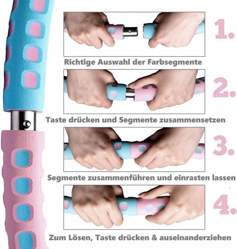 Hula hop z wypustkami Sportiventic 85 cm NAJTANIEJ