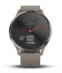 Garmin Vivomove HR czarny z piaskowym paskiem