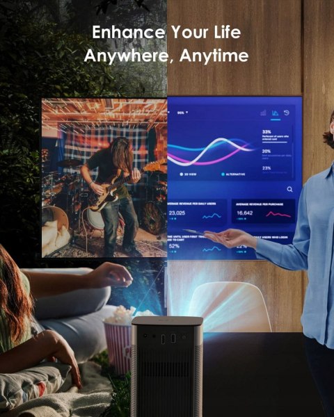 Projektor DLP XGIMI Halo srebrny