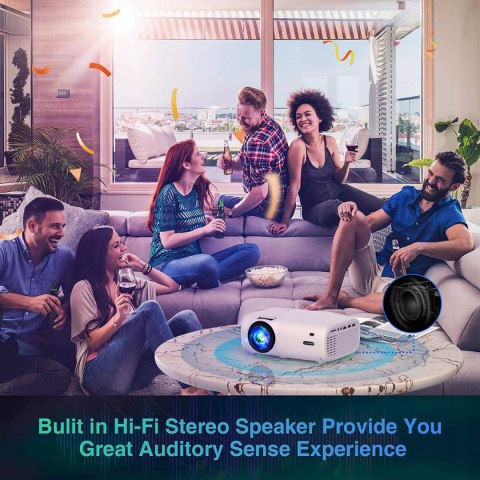 Projektor LCD VILINICE BL-43 biały MEGA OKAZJA!