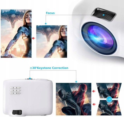 Projektor LCD VILINICE BL-43 biały MEGA OKAZJA!