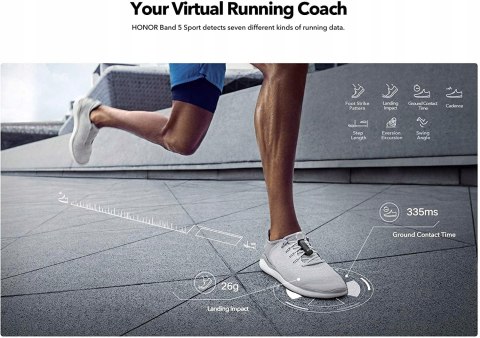 Smartband Honor Band 5 Basketball Version Szary