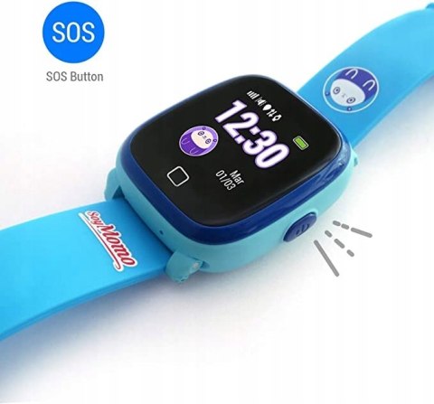 Smartwatch SoyMomo H2O niebieski GPS SOS