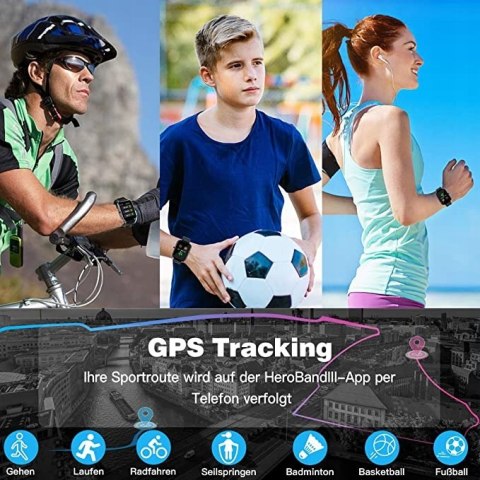 Smartwatch sportowy Zagzog czarny monitorowanie!