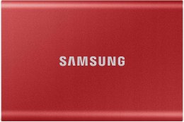 Dysk przenośny SSD Samsung T7 2TB Czerwony GW FV!