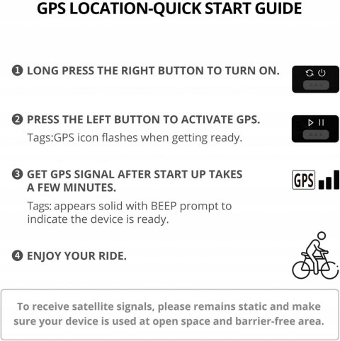 Licznik rowerowy XOSS Bike GPS G+ bezprzewodowy