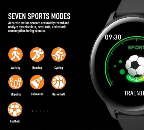 Smartwatch Ultra-Thin Body KW17 NIEBIESKI Smartwatch Ultra-Thin Body KW17 NIEBIESKI