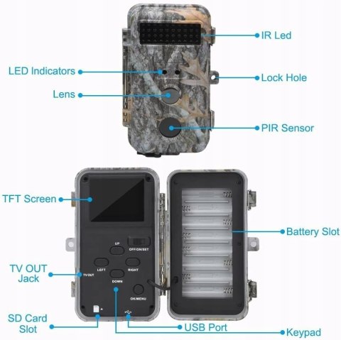 DIGITNOW! Kamera myśliwska 16MP 1080P HD NAJTANIEJ