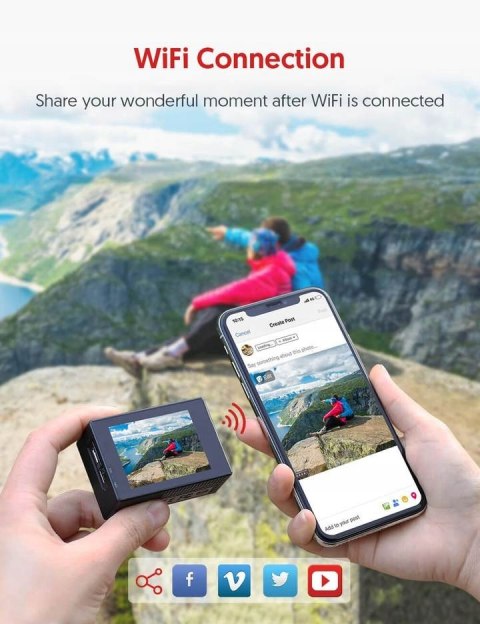 Kamera sportowa Victure AC800 4K UHD NAJTANIEJ HIT