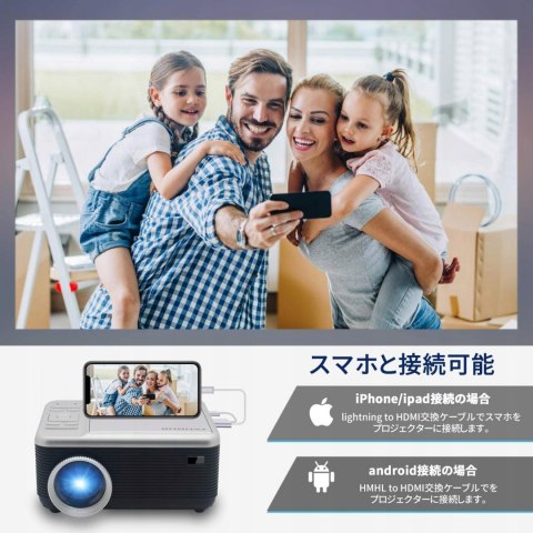 PROJEKTOR FANGOR F-301 DVD 5500LUMEN Full HD CPRM!