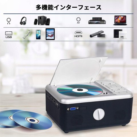 PROJEKTOR FANGOR F-301 DVD 5500LUMEN Full HD CPRM!