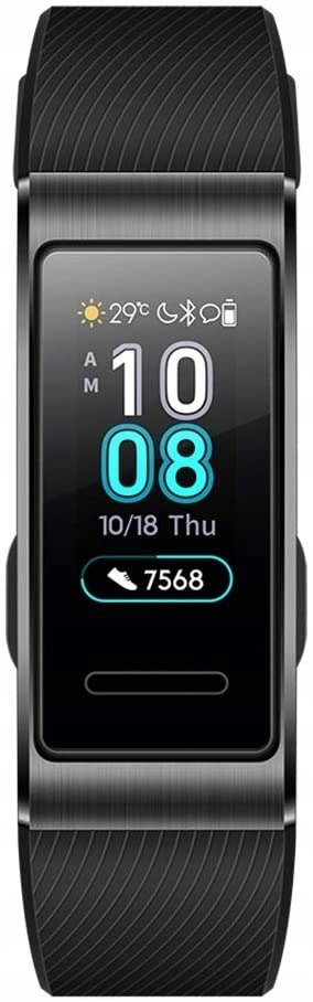 Smartwatch Huawei Band 3 Pro czarny Opaska Fitness Smartwatch Huawei Band 3 Pro czarny Opaska Fitness
