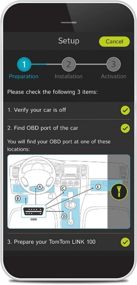 PANEL OCENY JAZDY TOMTOM CURFER DO SAMOCHODU HIT!