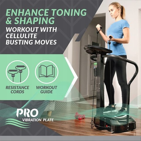 Platforma Wibracyjna Bluefin Fitness PRO- czarna