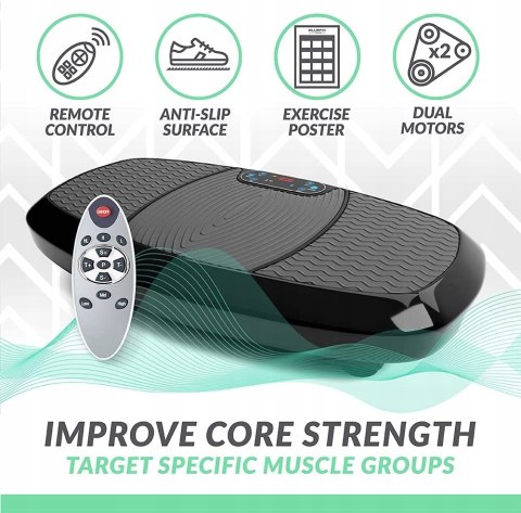 Płyta wibrująca Bluefin Fitness 3D Dual-Motor HIT!