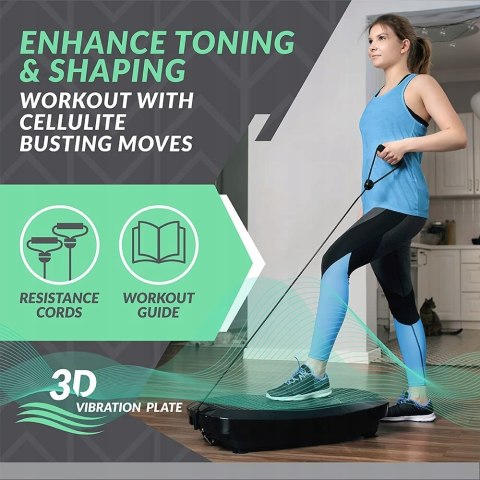 Płyta wibrująca Bluefin Fitness 3D Dual-Motor HIT!