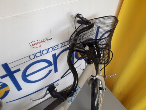 Rower Miejski Damski Jednobieg 26 Koszyk Bagażnik