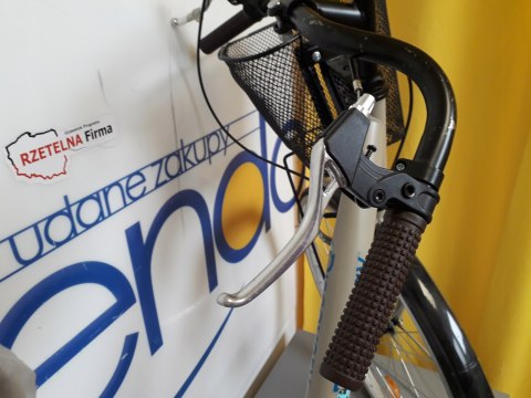 Rower Miejski Damski Jednobieg 26 Koszyk Bagażnik