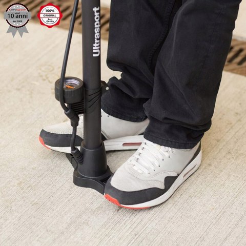 Uniwersalna pompka stojąca Ultrasport z barometrem