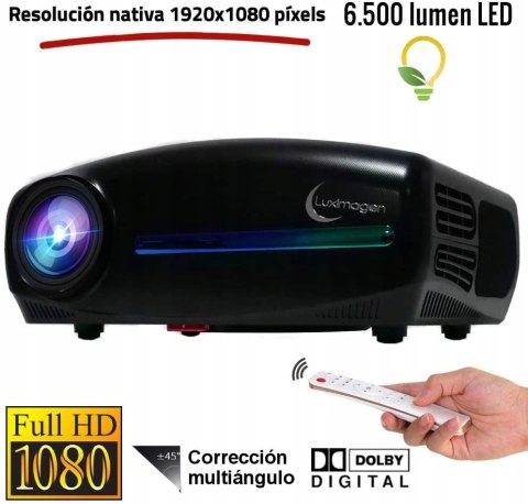 Projektor LED Luximagen FUHD200 1920x1080 6500LUX