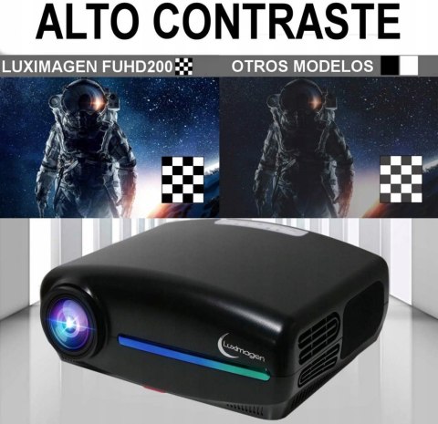 Projektor LED Luximagen FUHD200 1920x1080 6500LUX