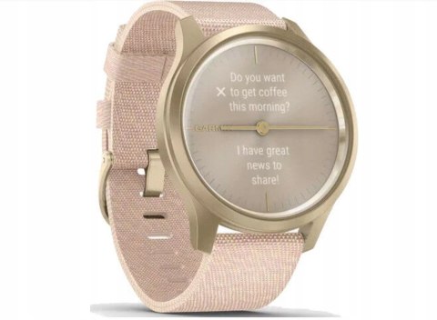 Zegarek hybrydowy Garmin Vivomove różowo-złoty NFC Zegarek hybrydowy Garmin Vivomove różowo-złoty NFC