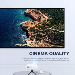 Projektor LCD VIVIMAGE EXPLORE 2 biały HD WIFI LUX