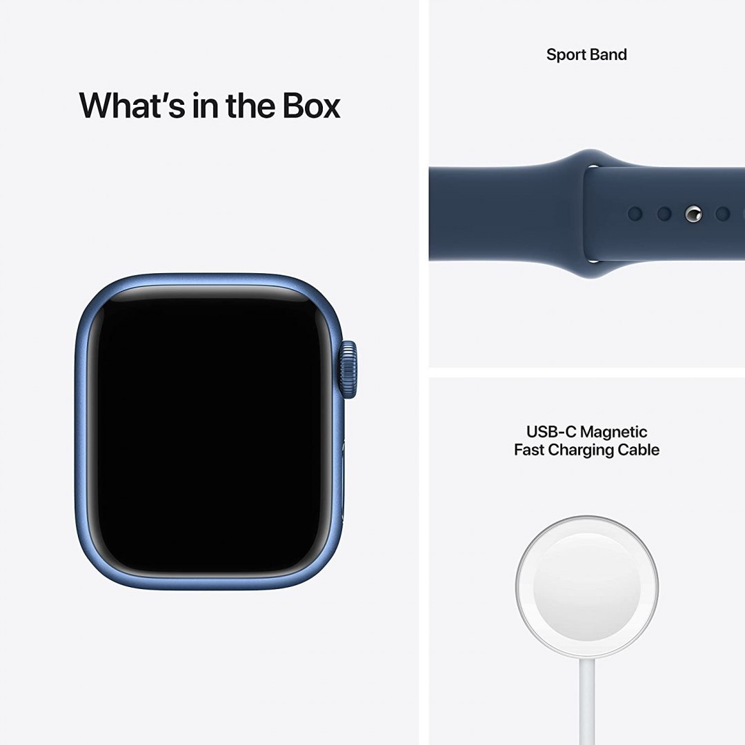 Smartwatch Apple Watch S7 Alu Cell 41mm Abyss Blue