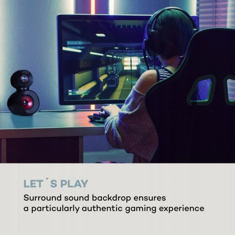 ZESTAW GŁOŚNIKÓW AUNA X-GAMING 5.1 BLACK OKAZJA!