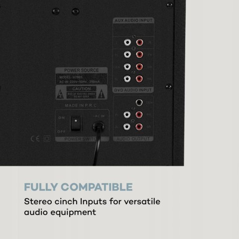 ZESTAW GŁOŚNIKÓW AUNA X-GAMING 5.1 BLACK OKAZJA!