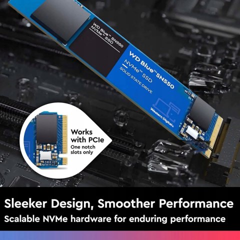 Dysk SSD WD BLUE SN550 2TB NVMe 2600MB/s HiT