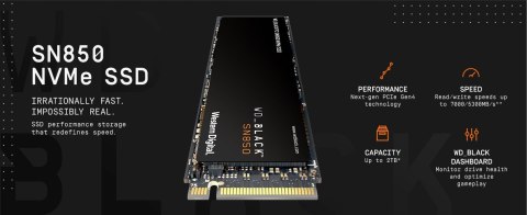 Dysk wewnętrzny SSD WD_BLACK SN850 NVMe 1TB GW FV