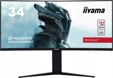 IIYAMA G-MASTER GB3466WQSU-B1 1MS 144Hz DLA GRACZA