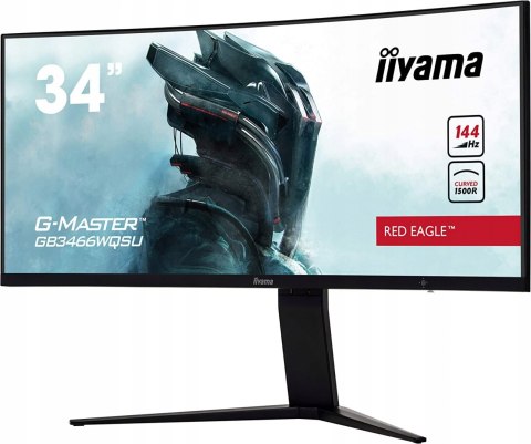 IIYAMA G-MASTER GB3466WQSU-B1 1MS 144Hz DLA GRACZA