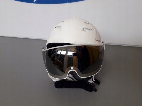 Kask narciarski Alpina Jump II 55 - 58 cm biały