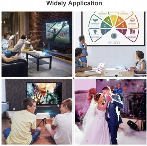 Miniprojektor Paipu M8-B ANDROID WIFI 5000 lm HIT!