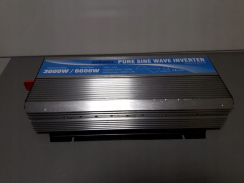 Przetwornica sinusoidalna Giandel 3000W 12V OKAZJA