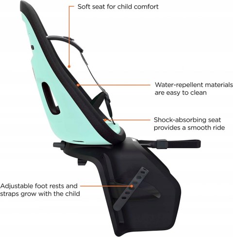 THULE YEPP NEXXT MAXI RACK FOTELIK ROWEROWY