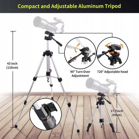 Teleskop dla początkujących BNISE f30070m OKAZJA