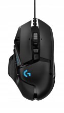 Mysz optyczna Logitech G502 Hero czarna 16000 DPI