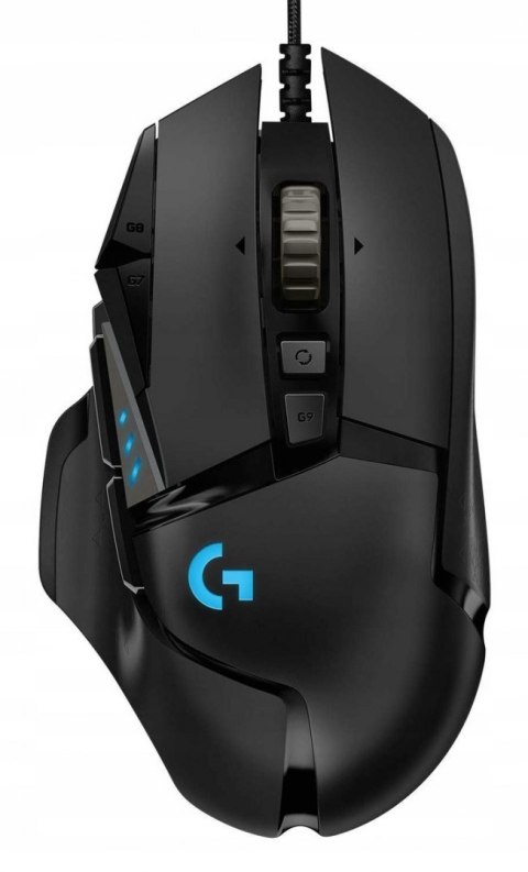 Mysz optyczna Logitech G502 Hero czarna 16000 DPI