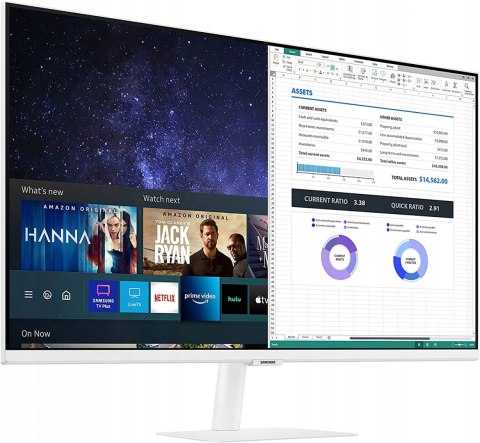 MONITOR SAMSUNG M5 32'' FULLHD SMART WHITE OKAZJA!