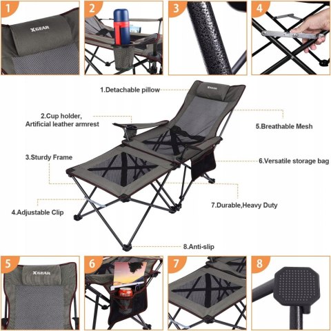 Krzesło campingowe Asteri Camping Chairs GW FV HiT