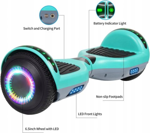 6,5-calowy skuter elektryczny hoverboard SISIGAD