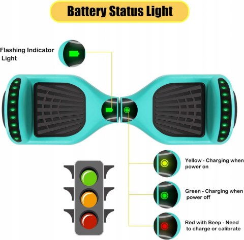 6,5-calowy skuter elektryczny hoverboard SISIGAD