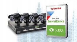 Dysk wewnętrzny HDD Toshiba S300 Surveillance 6TB