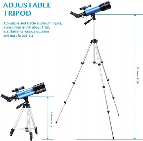 Teleskop Aomekie AO2002AU 70/400mm NIE PRZEGAP!