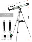 Teleskop dla początkujących UONG 700/60mm OKAZJA!