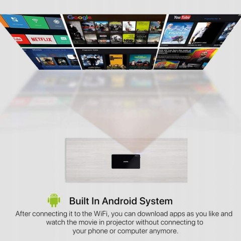 Mini Projektor Yaufey C800 DLP 1080P ANDROID WIFI